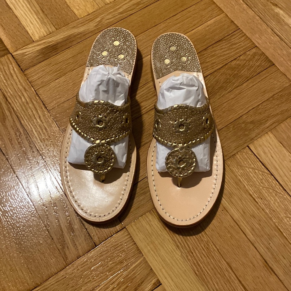 Brand New Jack Rogers “Jacks Flat” Sandals Size 10
